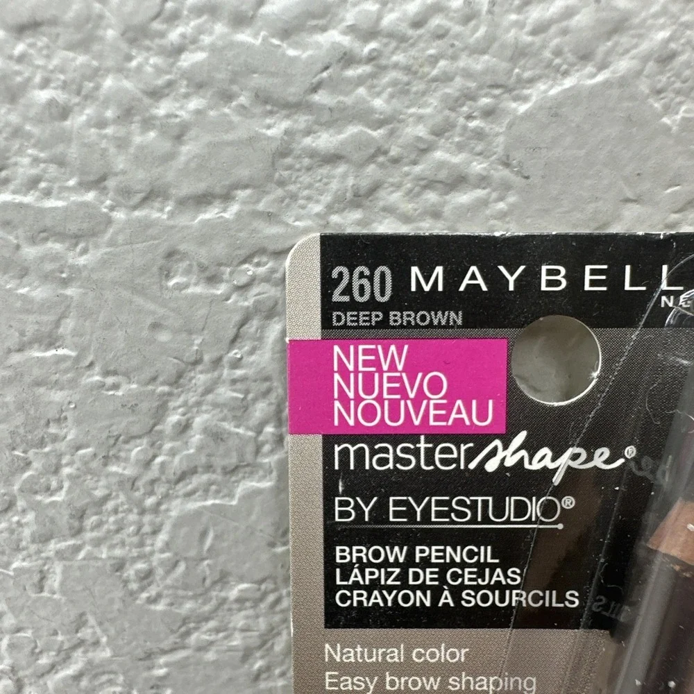 $28 🌙 Maybelline Master Shape Brow‎ Pencil 260 DEEP BROWN NEW